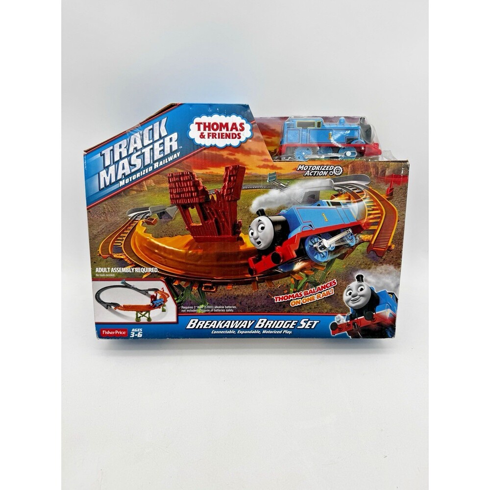 2014 Fisher Price Thomas & Friends TrackMaster Breakaway Bridge Set New Open Box